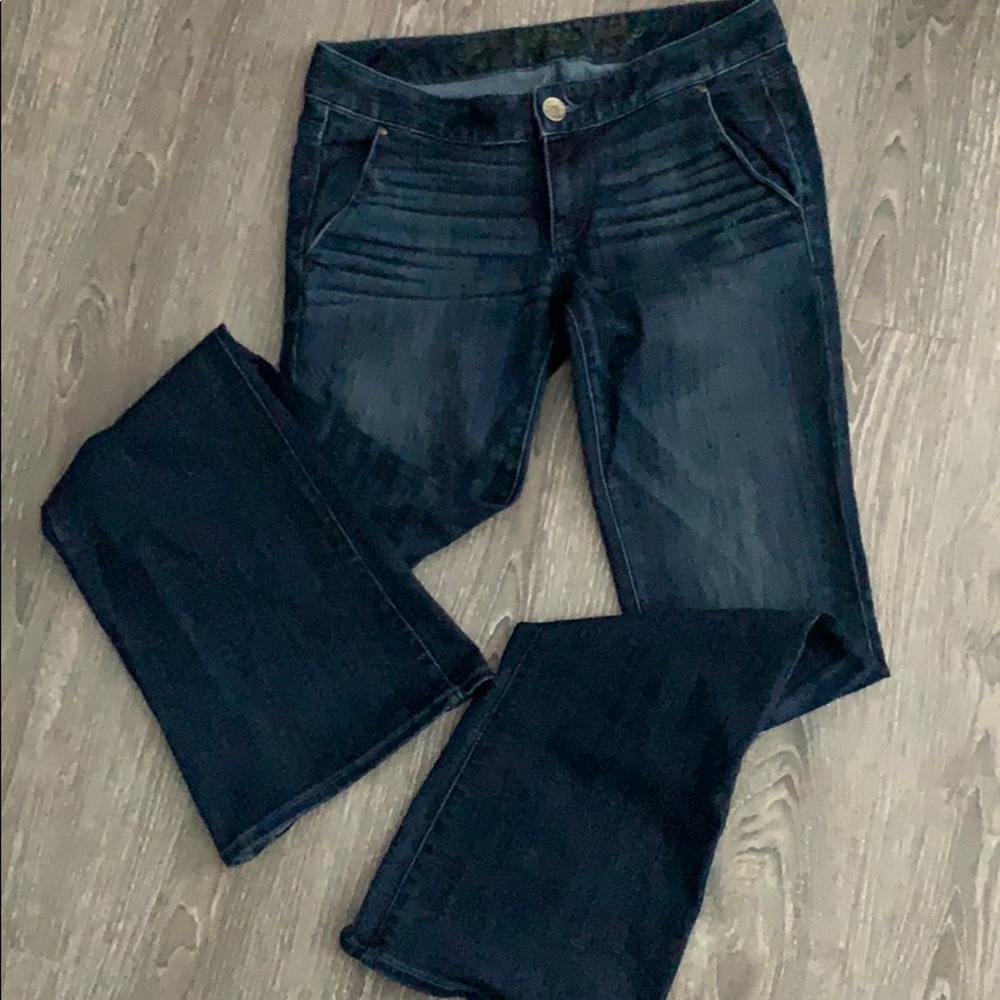 Express Slim Flare Stella Low Rise